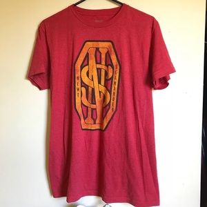 Fantastic Beasts Red NEWT SCAMANDER Red Shirt | M